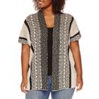 Unity Short-sleeve Poncho Pullover Sweater