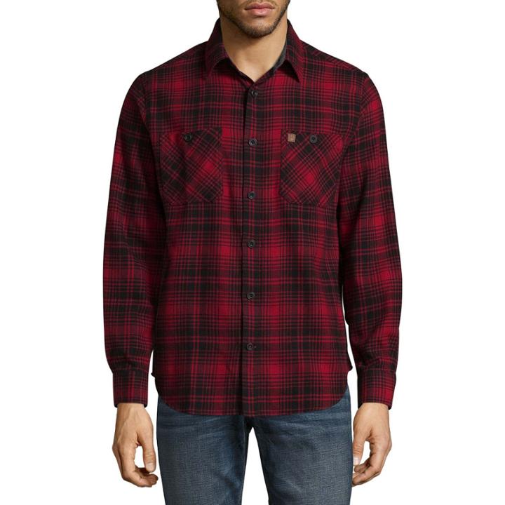 Coleman Long Sleeve Plaid Button-front Shirt