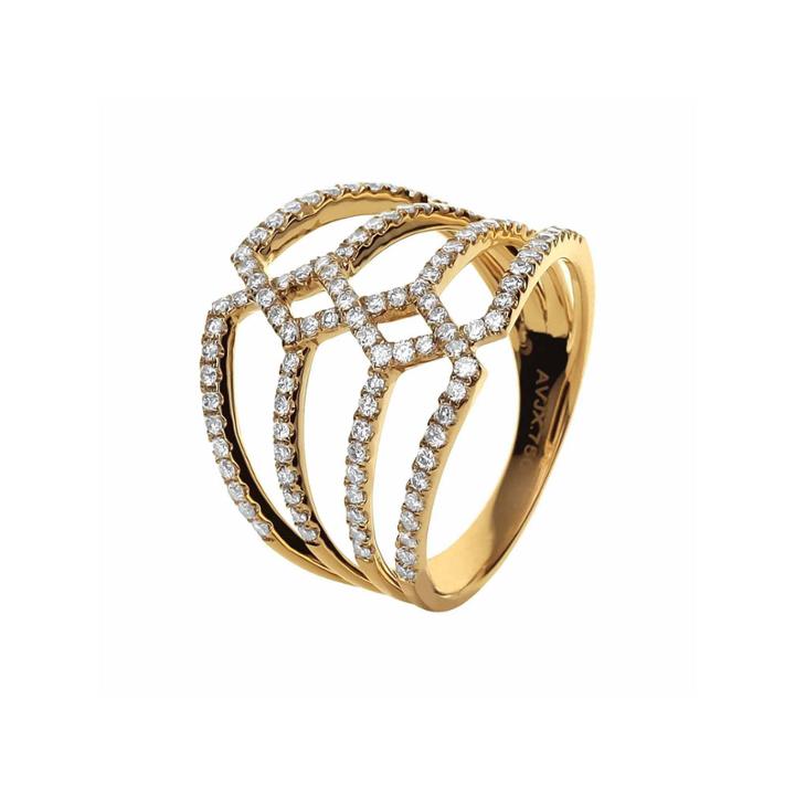Womens 3/4 Ct. T.w. White Diamond 14k Gold Cocktail Ring
