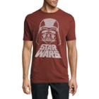 Star Wars Darth Vader Rubberized Texture Graphic Tee