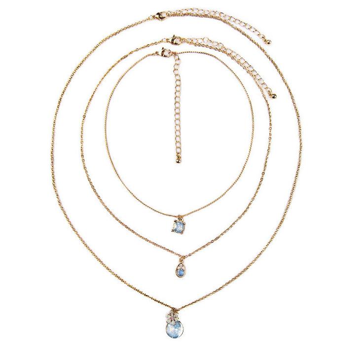 Arizona Womens 3-pc. Multi Color Necklace Set