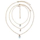 Arizona Womens 3-pc. Multi Color Necklace Set