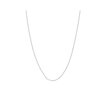 Silver-plated Brass 24 Twist Chain
