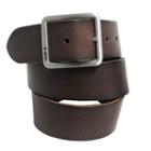 Buxton Bonded Leather Belt With Removable Buckle