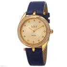 Burgi Womens Blue Strap Watch-b-122bu