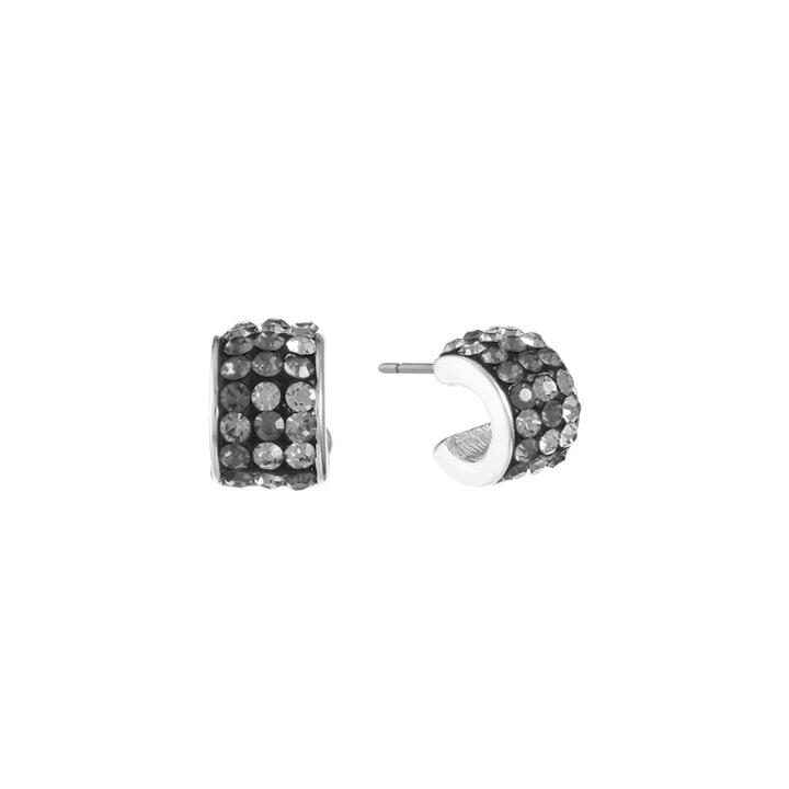 Liz Claiborne Gray Hoop Earrings