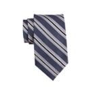 Collection By Michael Strahan Stripe Silk Tie - Extra Long