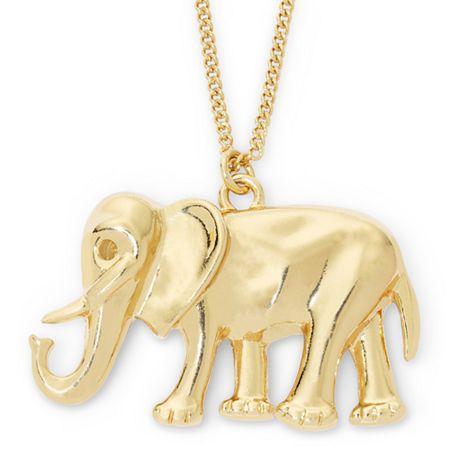 Decree Elephant Pendant Necklace
