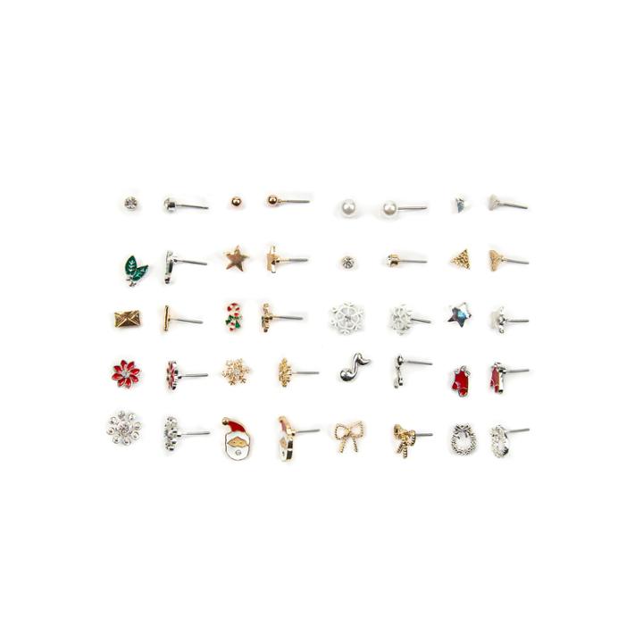 Mixit 10 Pair Clear Earring Sets