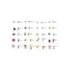 Mixit 10 Pair Clear Earring Sets