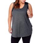 Rainbeau Curves Marina Sleeveless Hooded Tank - Plus