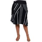 24/7 Comfort Apparel Orleans Skirt - Plus