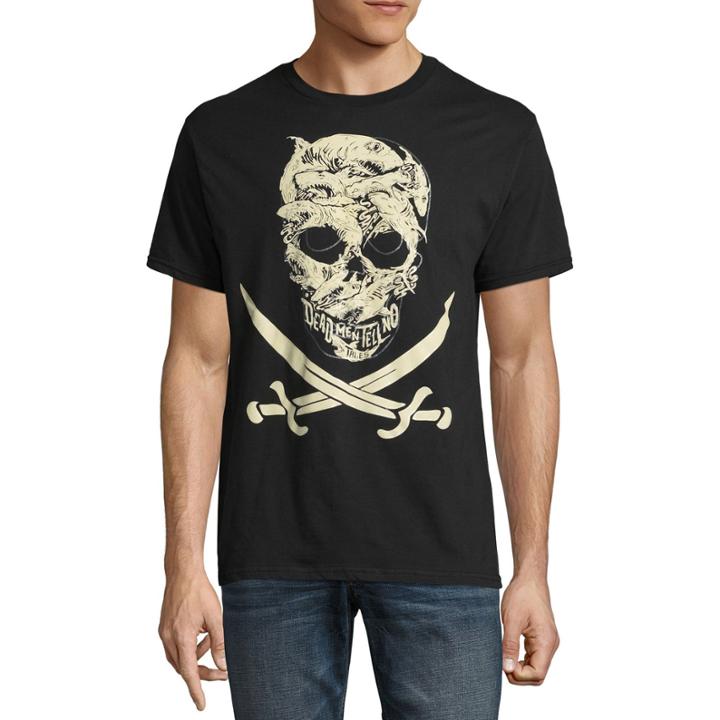 Short Sleeve Pirates Of The Carribean Graphic T-shirt