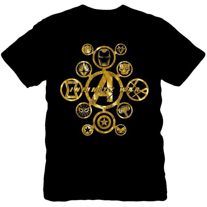 Infinity War Gold Foil Graphic Tee