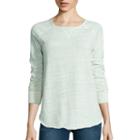 A.n.a Long-sleeve Side-slit Sweatshirt- Petite