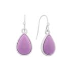 Liz Claiborne Purple Drop Earrings