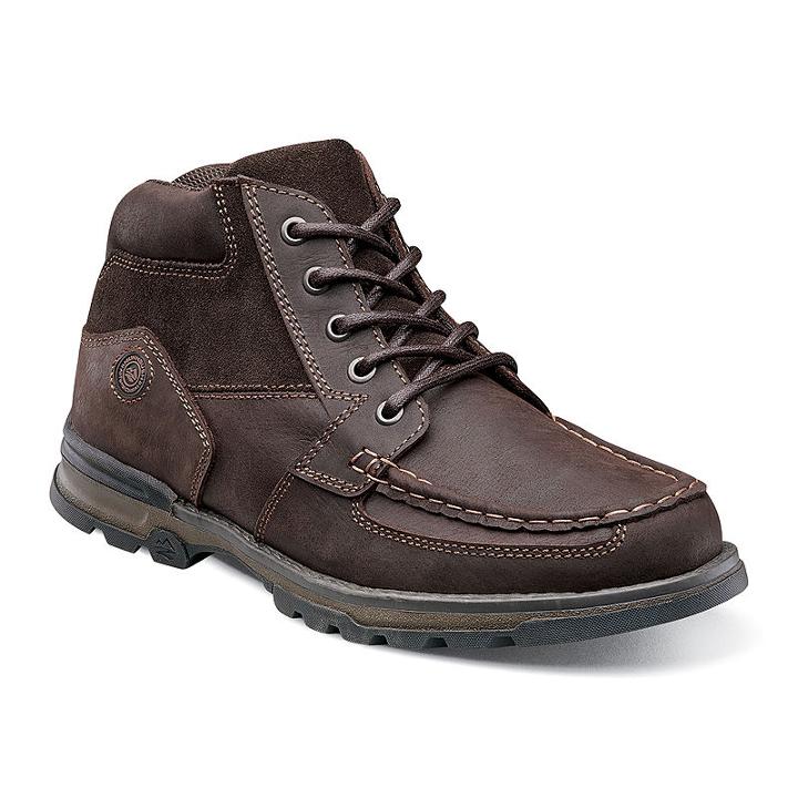 Nunn Bush Pershing Men's Moc Toe Casual Boots