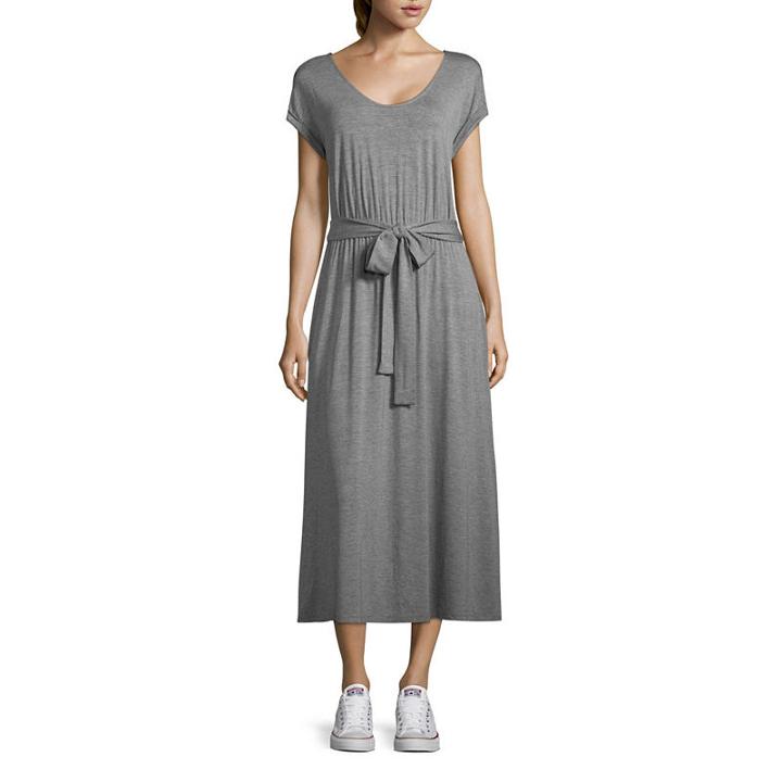 A.n.a Short Sleeve Shirt Dress - Tall