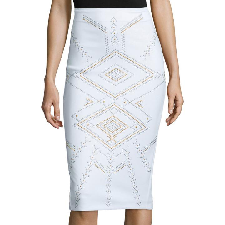Bisou Bisou Slim-fit Pencil Skirt
