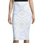 Bisou Bisou Slim-fit Pencil Skirt