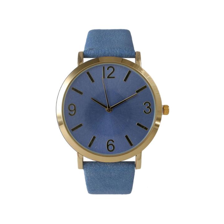 Olivia Pratt Womens Blue Strap Watch-26268bblue