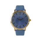 Olivia Pratt Womens Blue Strap Watch-26268bblue