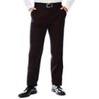 Jf J. Ferrar Enlightened Gab Merlot Flat-front Pants- Slim Fit