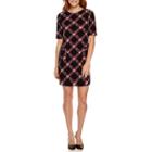 R & K Originals Elbow-sleeve Front-pocket Shift Dress - Petite