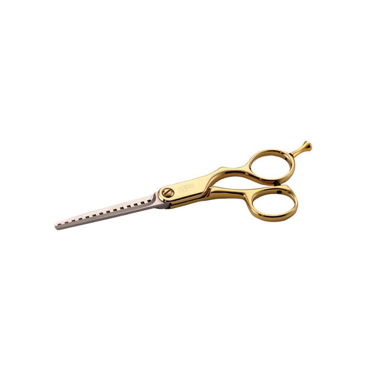 Belson Elantra Gold&trade; 14-tooth Texturizing Shears With Removable Finger Rest