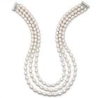 Cultured Freshwater Pearl Triple-strand Necklace