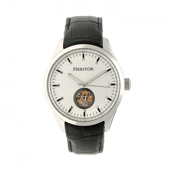 Heritor Unisex Black Strap Watch-herhr7004