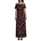 A.n.a Smocked Off The Shoulder Maxi - Tall