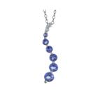 Limited Quantities Genuine Tanzanite And Diamond-accent Journey Necklace