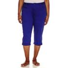 St. John's Bay Cropped Pants-plus