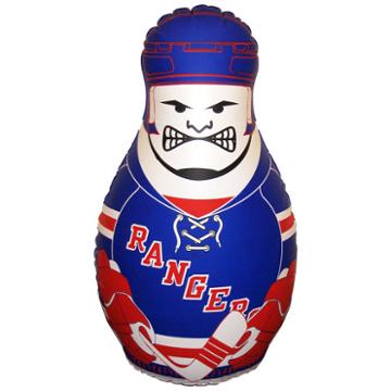 Fremont Die Nhl New York Rangers Checking Buddy Inflatable Punching Bag