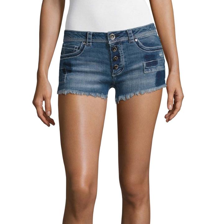 Almost Famous 2 1/2 Denim Shorts-juniors