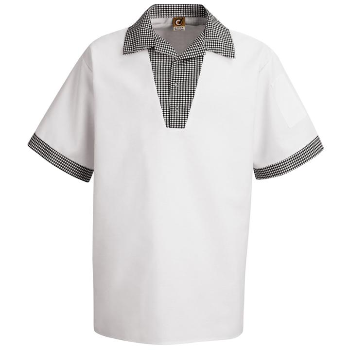 Chef Designs Snappy V-neck Chef Shirt