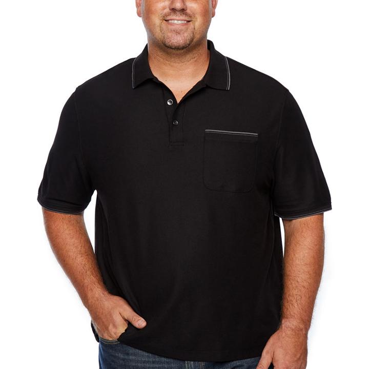 Van Heusen Short Sleeve Polo Shirt Big And Tall