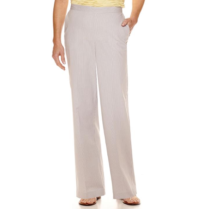 Alfred Dunner Santa Clara Stripe Pant