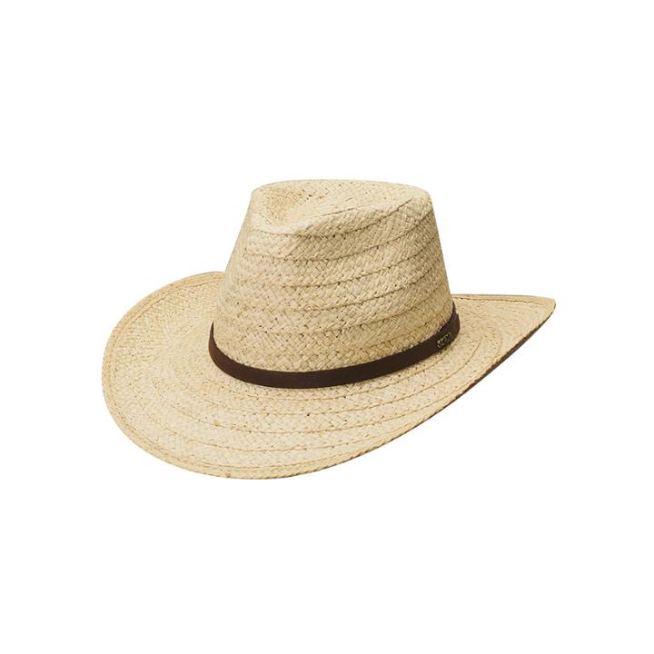 Scala&trade; Raffia Straw Outback Hat