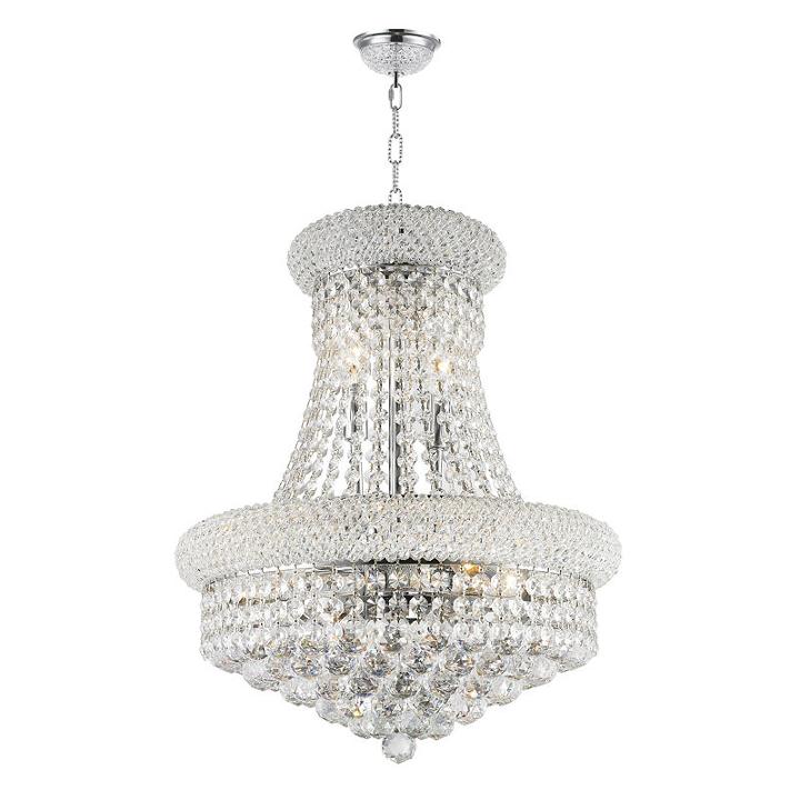 Empire Collection 8 Light Mini Round Crystal Chandelier