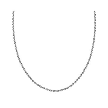 Silver Reflections&trade; Sterling Silver Butterfly Twist 24 Chain Necklace