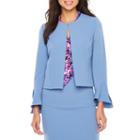 Chelsea Rose 3/4 Bell Sleeve Suit Jacket