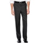Izod Gray Sharkskin Flat-front Suit Pants - Classic Fit