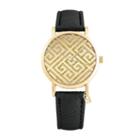 Mixit Key Dial Womens Black Strap Watch-pt3162agdbk