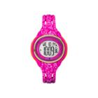 Timex Womens Sleek Hot Pink Floral 50 Lap Strap Watch