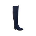 Liz Claiborne Womens Polly Microsuede Riding Boots - Wide Calf
