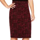 Liz Claiborne Knit Textured Skirt - Plus