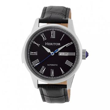 Heritor Unisex Black Strap Watch-herhr6702
