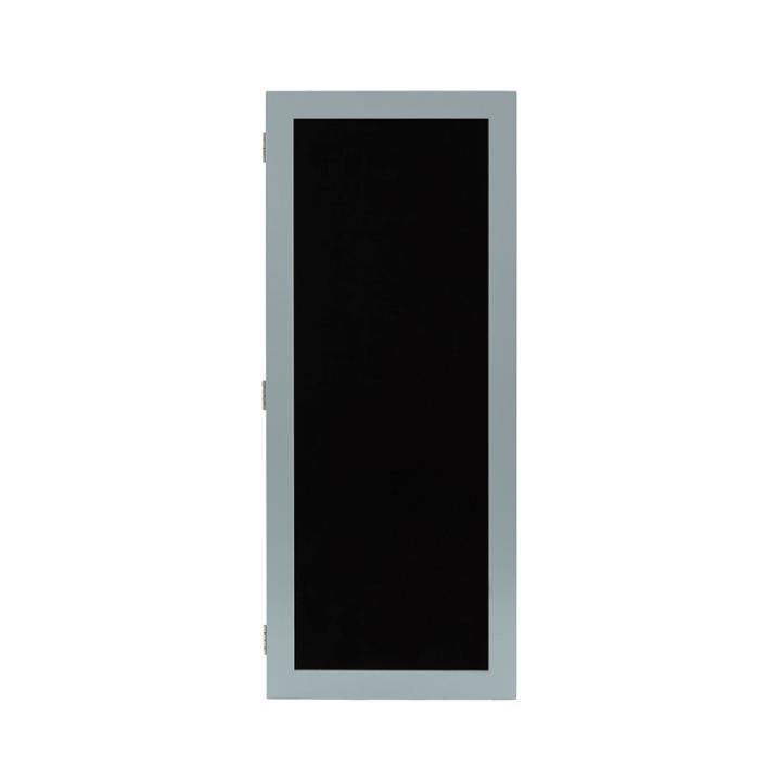 Grey Wall Jewelry Box With Chalkboard